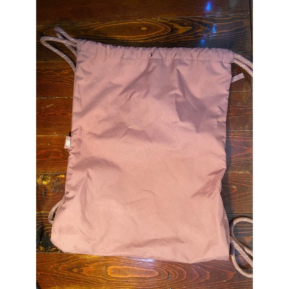 Nike Heritage Drawstring Gym Sack Bag Mauve Pink Athletic 17X13 Inch Futura Logo